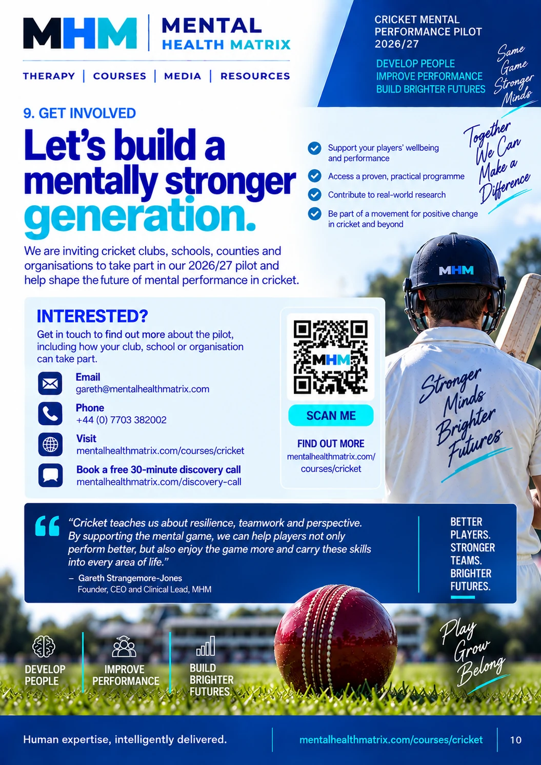 Cricket Mental Performance Pilot 2026/27 campaign poster 7 of 12